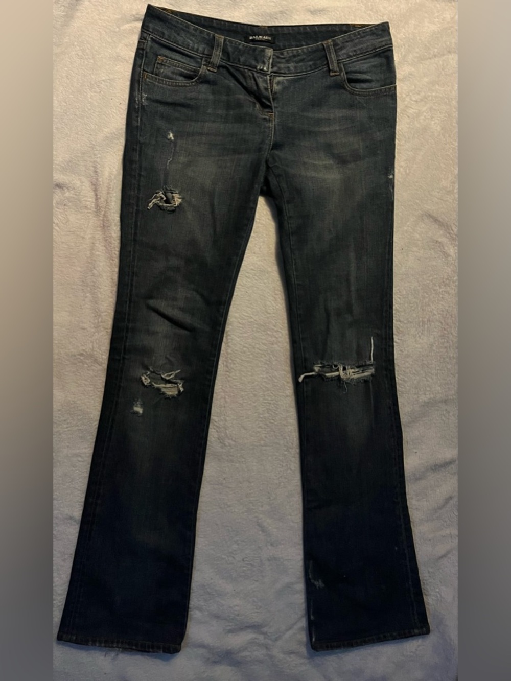 2011 Balmain skinny jeans